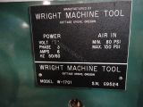 Wright Profile Grinder, Model W-1701 Automatic Profile Grinder For Stellite or Steel Bandsaws